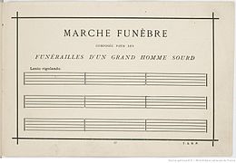 Marche funèbre, composée pour les funérailles d'un grand homme sourd [Funeral March, composed for the obsequies of a great deaf man]