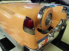 The Cadillac rear of the 1954 custom built Oldsmobile-Cadillac