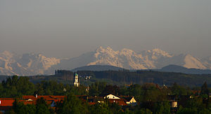 Memmingen im schönen Allgäu, am Fuße der Alpen