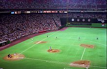 Photograph of Veterans Stadium the Phillies' home from 1971 to 2003