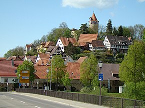 Möckmühl viewed from southeast