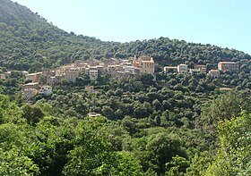 Le village de Muro vu de l'est