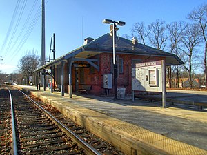 Needham Junction station from tracks HDR, March 2016.jpg