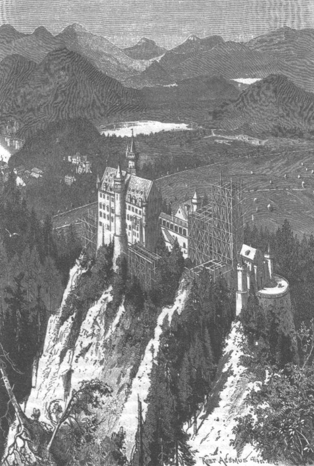 Stunning Image of Neuschwanstein Castle in 1886 