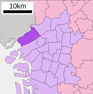 西淀川区位置図