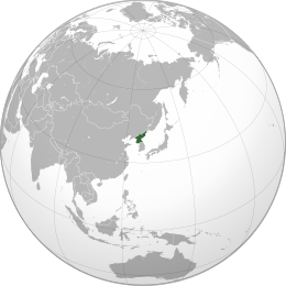 Corea del Nord - Localizzazione