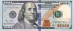 A US$100 Note