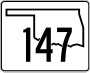 State Highway 147 marker