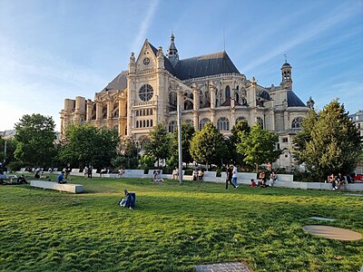 Kyrkan Saint-Eustache.