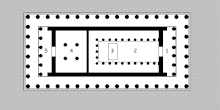 Plan numéroté du Parthénon