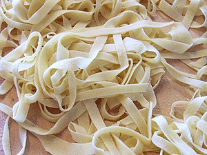 Home made pasta.