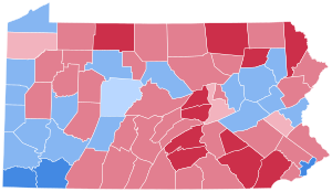 Pennsylvania Presidential Election Results 1976.svg
