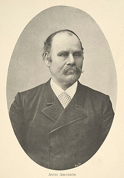 Antti Ahlström varhaisella 1890-luvulla