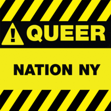 Текущий логотип Queer Nation NY