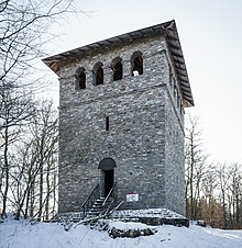 Roman tower (reconstruction) at Limes - Taunus / Germany Romerturm, Auf dem Gaulskopf.jpg