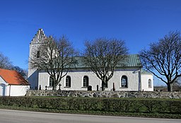 Skepparslövs kyrka i mars 2014