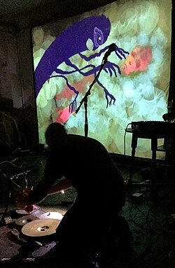 Staraya derevnya performing live in London Cafe Oto in 2017[1]