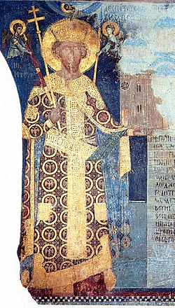 Фреска от Манасиевския манастир
