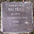 Stolperstein für Max Mayer (Kettengasse 22)