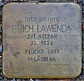 Stolperstein für Erich Lawenda (Blumenauer Str. 5)