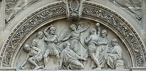The stoning of St. Stephen by Gabriel-Jules Th...