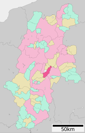 Lage Suwas in der Präfektur