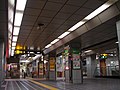 12/20 地下鉄谷町四丁目駅改札内