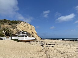 The southern Crystal Cove Historic District beach cottage number 35.