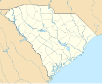 Lagekarte von South Carolina in den USA