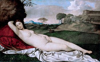 Sleeping Venus (c. 1510)Gemaldegalerie Alte Meister, Dresden