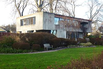 Villa Delin, fasad mot Stora Värtan, arkitekt Léonie Geisendorf.