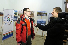Ilya comments journalist on Wiki Loves Earth+Wiki Loves Monuments photo exhibition
