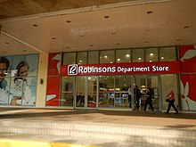Robinsons Department Store, as seen from Adriatico Street, was the first part of the mall to be opened in 1980. 05992jfRobinsons One Two Three Adriatico Place Residences Malate Manilafvf 02.jpg