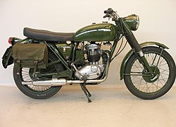 B40 Mk2 WD uit 1968, vrijwel identiek aan de BSA B40 Mk2 Roughrider die voor de Australische schapenboeren was bestemd.