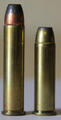 Fra venstre: .357 Maksimum og .357 Magnum.