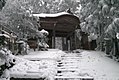 愛宕神社社殿下の門（京都市右京区）