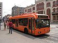 28番系統のトロリーバス車両