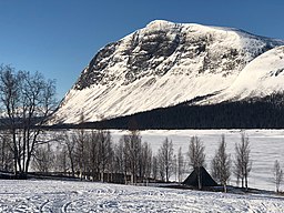 Borgahällan sedd från Borgafjäll.