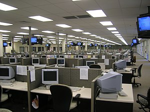 A very large collections call centre in Lakela...
