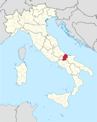 Položaj Provincije Campobasso u Italiji
