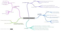 Document 13: Carte mentale sur les droits d'auteur. Publié par Florence Devouard en décembre 2020 sous licence CC BY SA 4.0. Lien