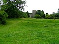 St Mary & St Clement Church viewed from the site of Clavering Castle