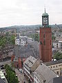 DarmstadtBlick auf die Stadtkirche vom Riesenrad auf dem Markt