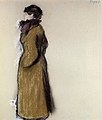 Degas: Frau mit Stadtkostüm, 1879