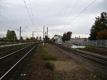 Вид на станцию с севера