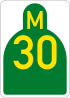 Metropolitan route M30 shield