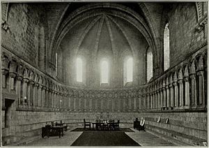 The chapter house at Durham Cathedral. Durham Cathedra Chapter-House-2.jpg