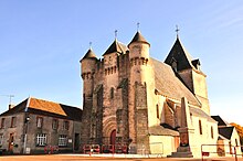 L'église de Lourdoueix-Saint-Michel, en 2010.