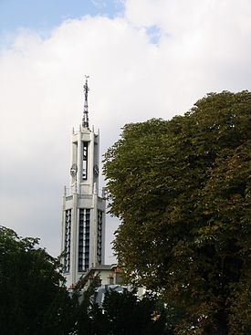 L'église Sainte-Agnès, classée monument historique.