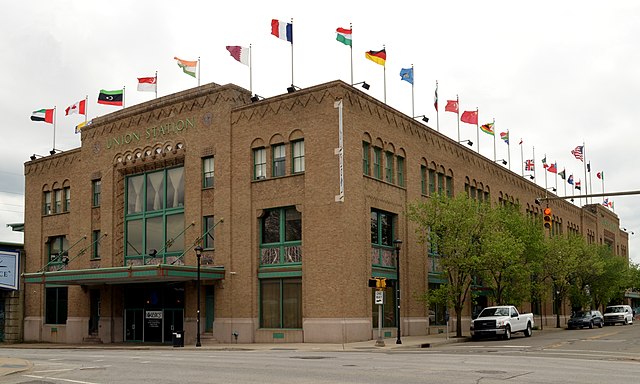 Erie Union Station main building in 2015